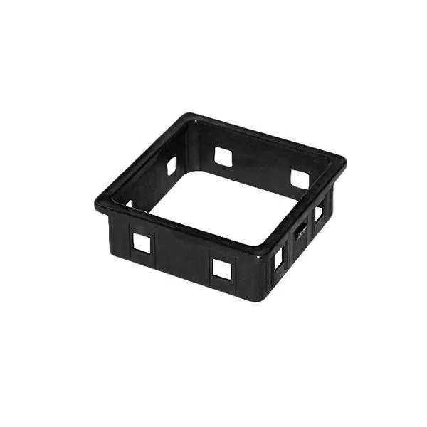 注塑服务定制塑料零件黑色框架