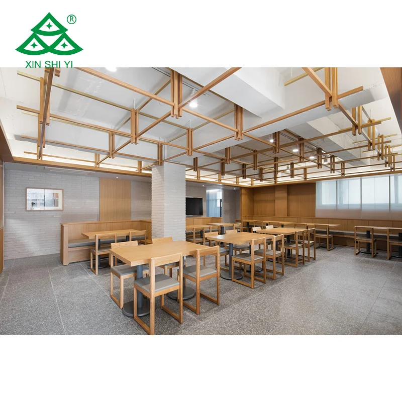 Simple and Economical Design Restaurant /KFC/buffet /student Canteen Furniture Tables Chairs Customization