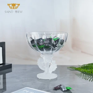 Wedding Centerpiece Bowl Rose Table Home Party Decoration Crystal Glass