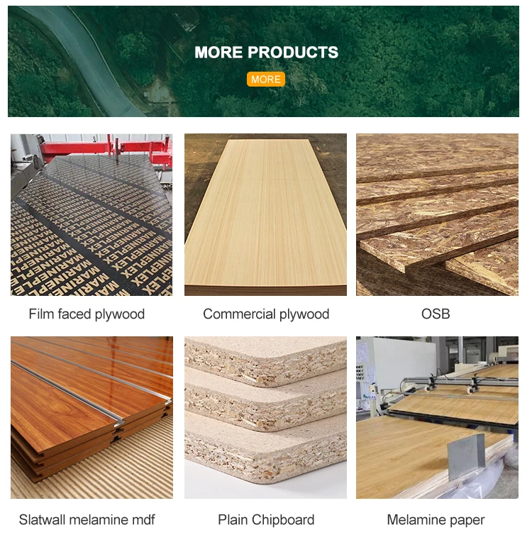 factory direct sales 6mm white melamine double faced chipboard