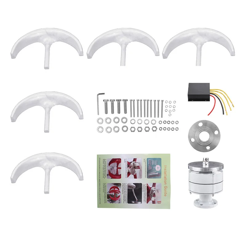 XIT - Kit de générateur de turbine éolienne en forme de gourde 5 pales