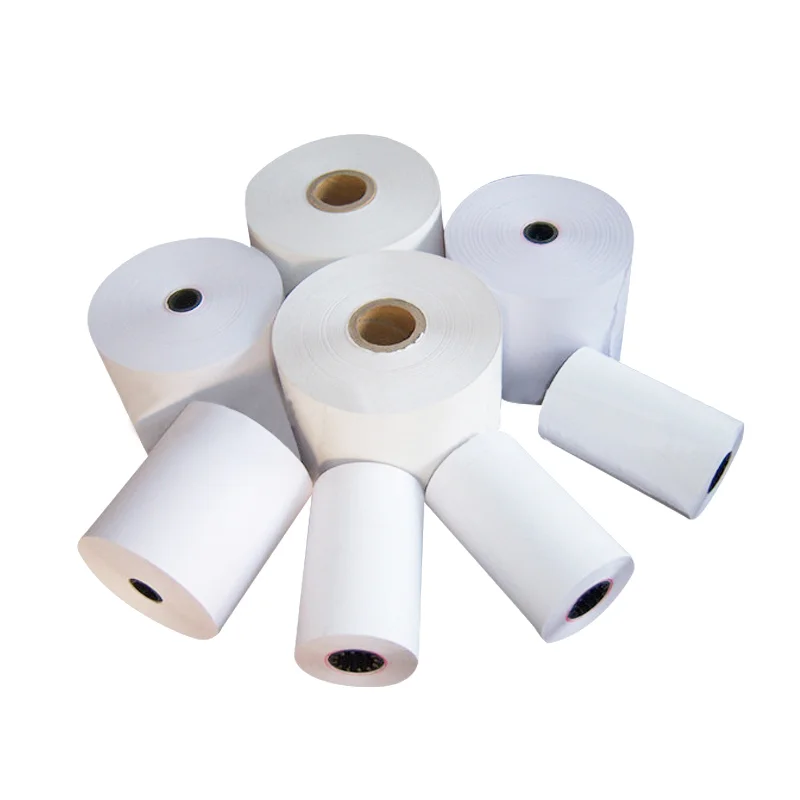 Customized size wholesale wood pulp thermal pos printing paper receipt rolls