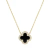 Collana in oro 14 carati-nero