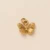 No. 2 butterfly pendant-Gold