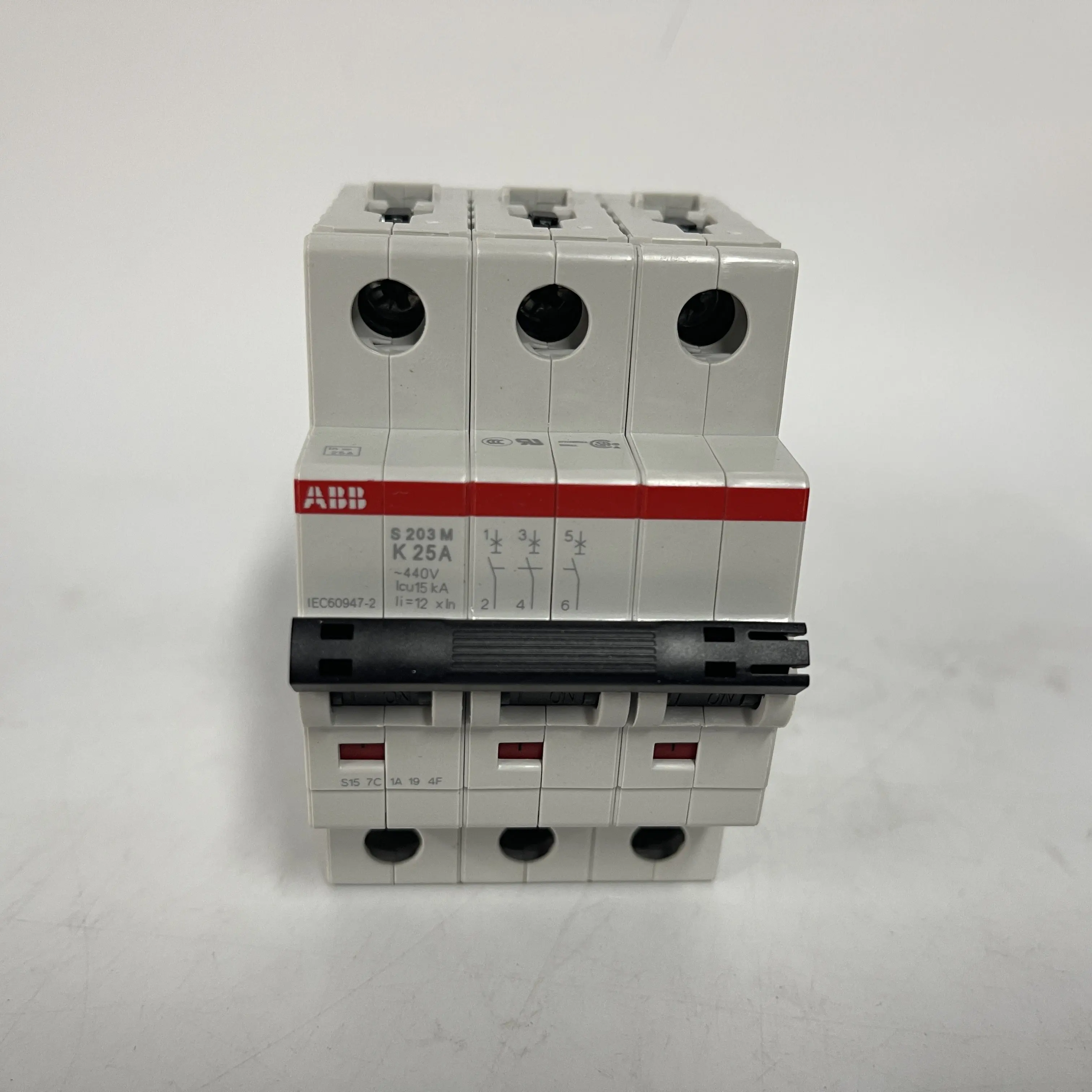 ABB 3-Pole Miniature Circuit Breaker S203M-K25 ABB 3-Pole Miniature Circuit Breaker S203M-K25
