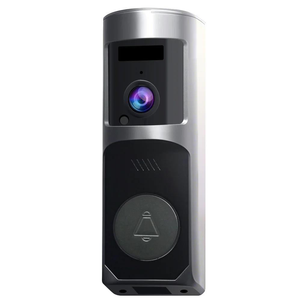 Smart WiFi Doorbell Camera with 360 Gimbal & Long-Lasting Battery - Wireless Security Monitor
