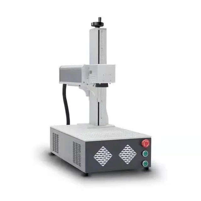 hot sell wuhan fiber laser marking machine with rotary RAYCUS or JPT 20w 30w or 50w 60w mini metal engraving machine price