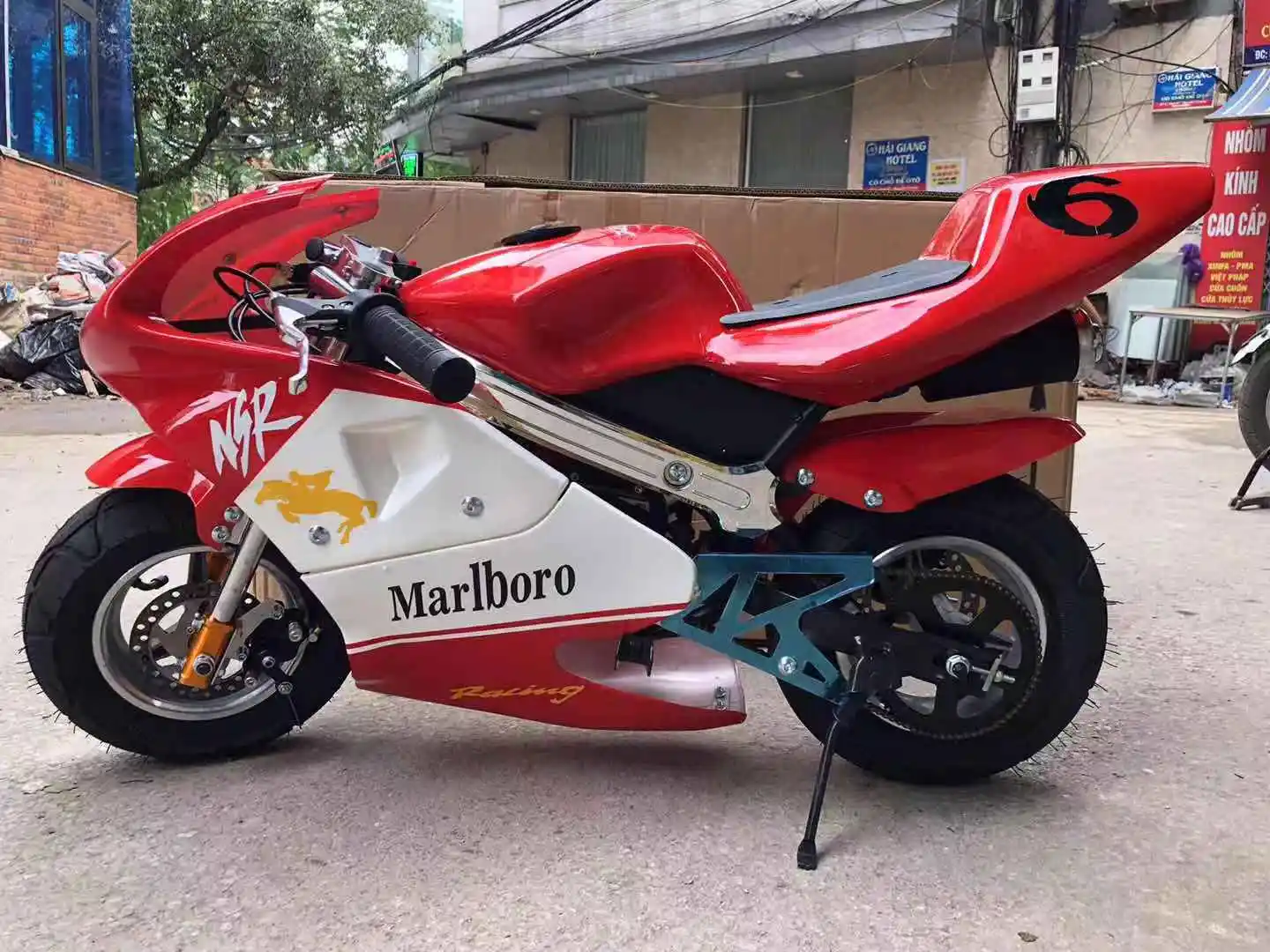 Bốn Bánh Mini Moto Atv 50cc 50cc Electric Bike Fast Efficient Trix