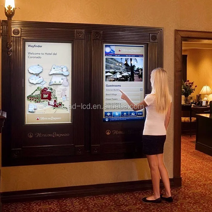 55inch Wall Mounted Digital Waterproof Music Player Manual  Digital Signage Player with Ir Motion Sensor Wifi Advertising Player