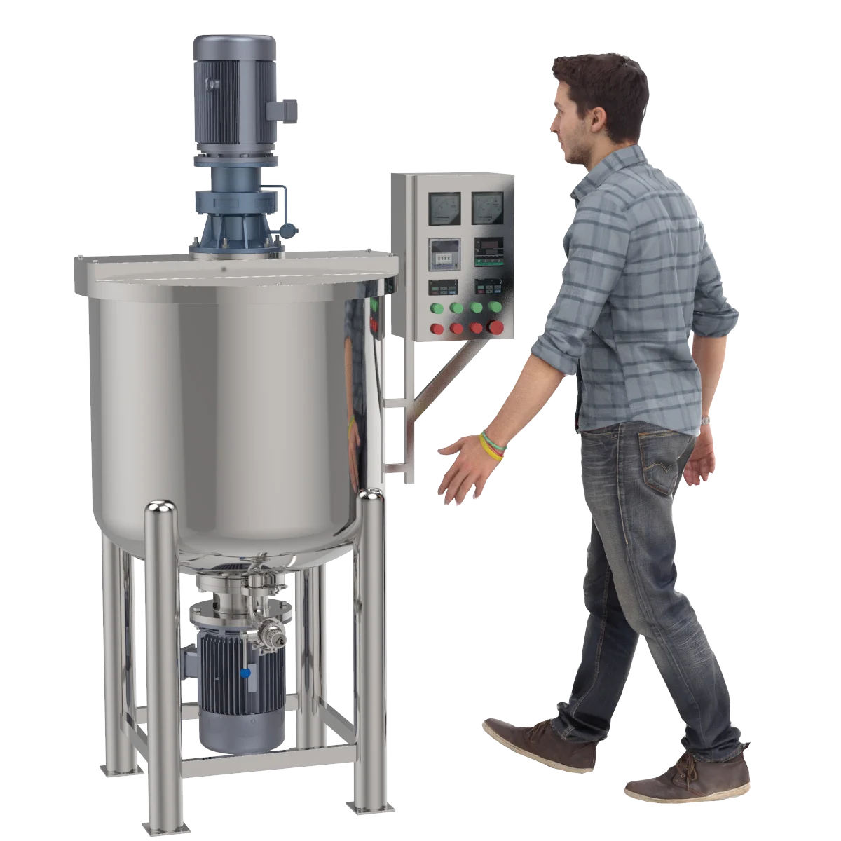 Косметическое оборудование по низкой цене блендер для жидкости емкость смешивания из нержавеющей