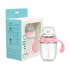 250ml 0-6 Months Baby Single-Hole Feeding Bottle#Pink