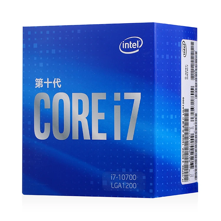 Intel Core i7 10700 Processor 6 Cores up to 4.8 GHz 65W DDR4 Memory Used CPU  Support Socket LGA1200 Motherboard B460M B560 H510| Alibaba.com