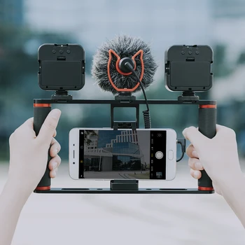 YELANGU High Quality Professional Photography Tools Handle Smartphone Vlogging Live Broadcast Rig Kits PC502 detail image