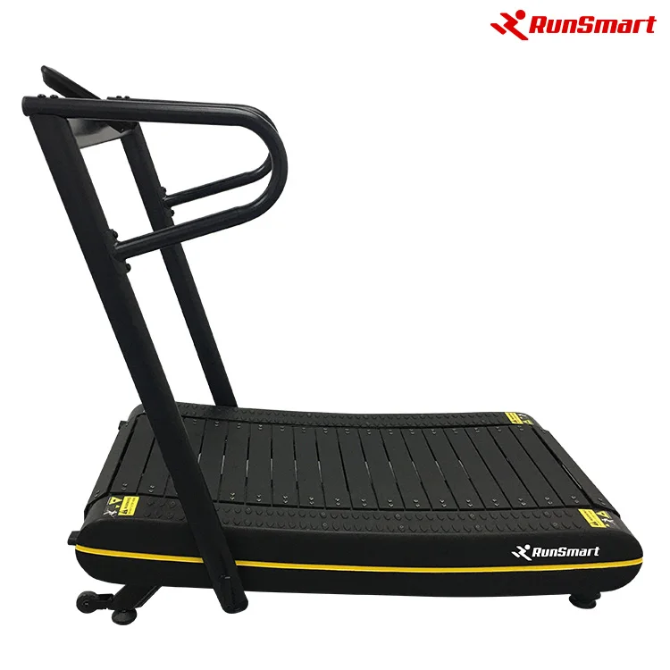 R001 curved treadmill non electric trademill home fitness folding with running size with upgrade monitor