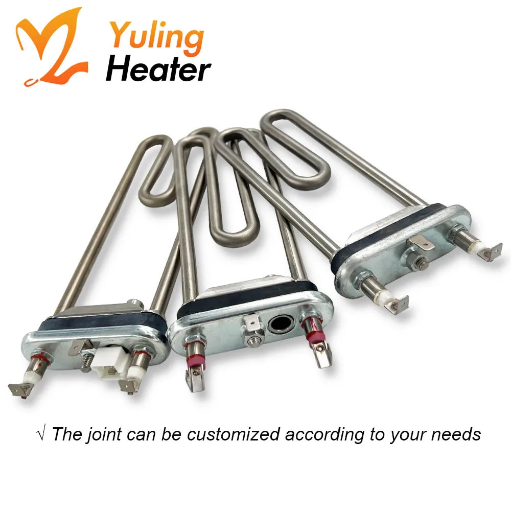 Washing Machine Heating Element Heater Water Thermostat Element Tube 230V Compatible Whirlpool