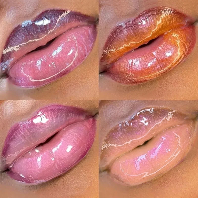 Custom Logo Private Label Natural Liquid Clear Glitter Shiny Glossy Vendor Vegan Lipgloss