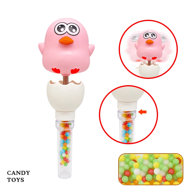 Недорогая рекламная Подарочная головка пресс для конфет с игрушкой новинка сладкий свисток