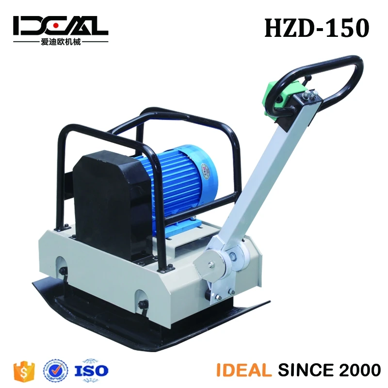 Two Way Vibration Walk Behind Plate Compactor with Electric Start Electric Type Vibrating Plate Compactor