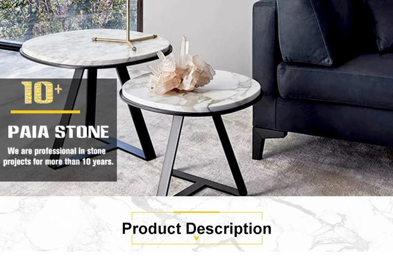 Luxury Home Stainless Steel Gold Frame Side Table Furniture Modern Simple Yellow onyx Marble Hollow Coffee Table