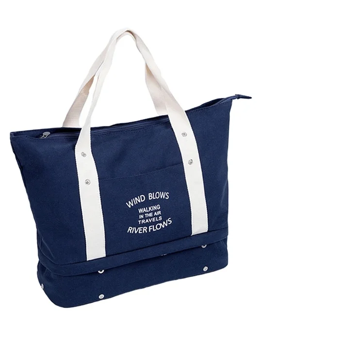 Customized Leisure Travel Bag with Shoes Compartment