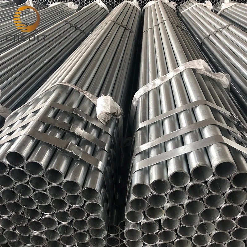 Galvanized Steel Pipe GI Round Iron Tube Pipe Steel GI Pipe High Quality  Material for Construction and Industry