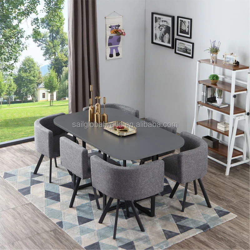 rectangle space saving dining table