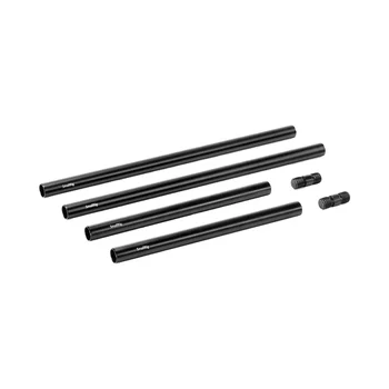 For SmallRig 15mm Rod System 1659 Aluminum Alloy Connectors M12 Thread Rod Cap Camera Rig Matte Box Follow Focus 15mm Tube Pack