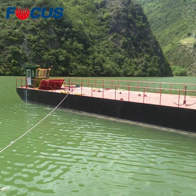 Плавающая понтонная док-станция для