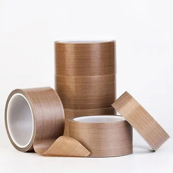 PTFE tape roll for adhesive backing Impulse Sealer, high-speed sealing machine High Temperature Resistant