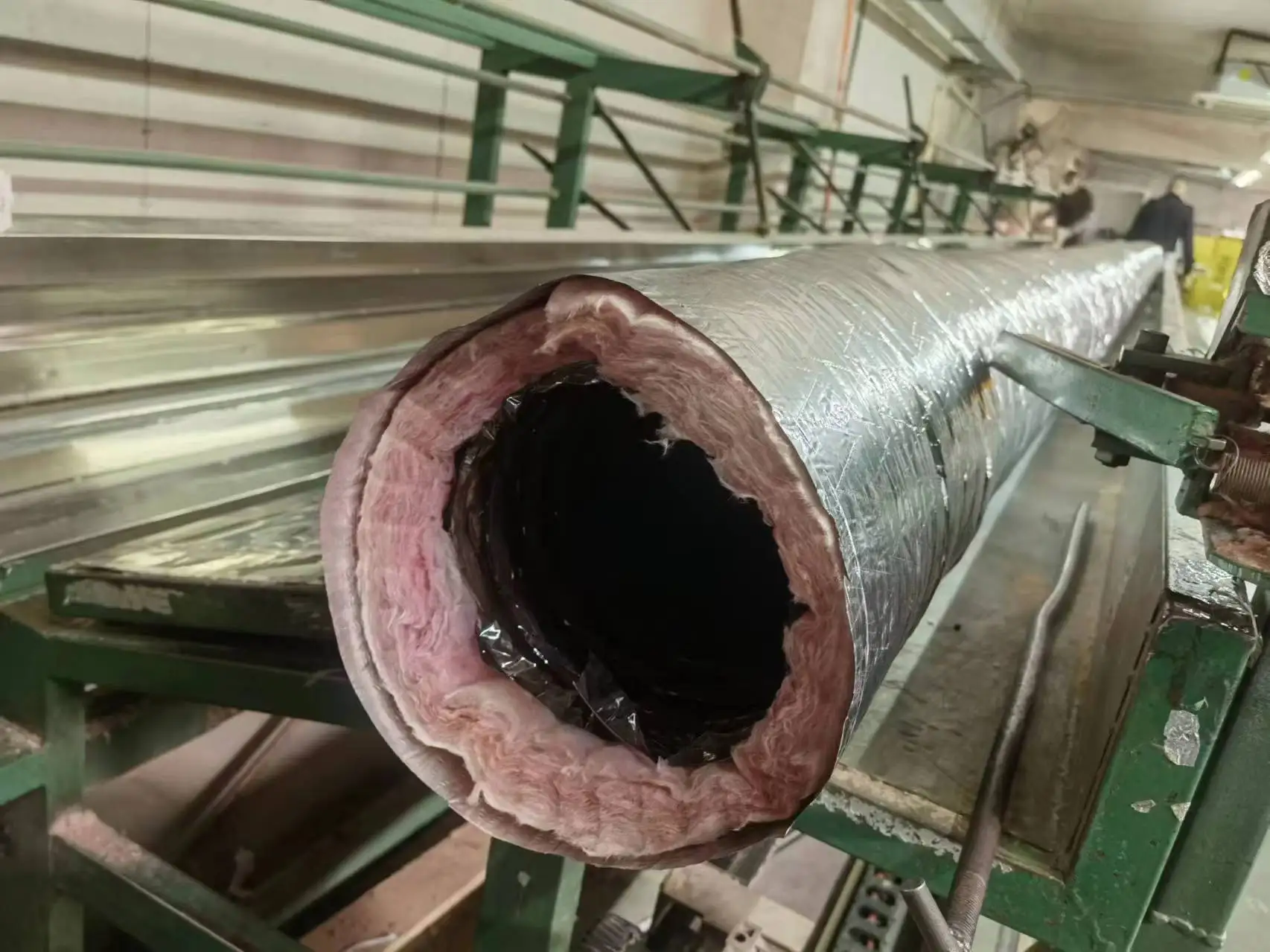 HVAC Ventilation Insulated Flexible Air Duct Aluminum Foil Exhaust Duct ...