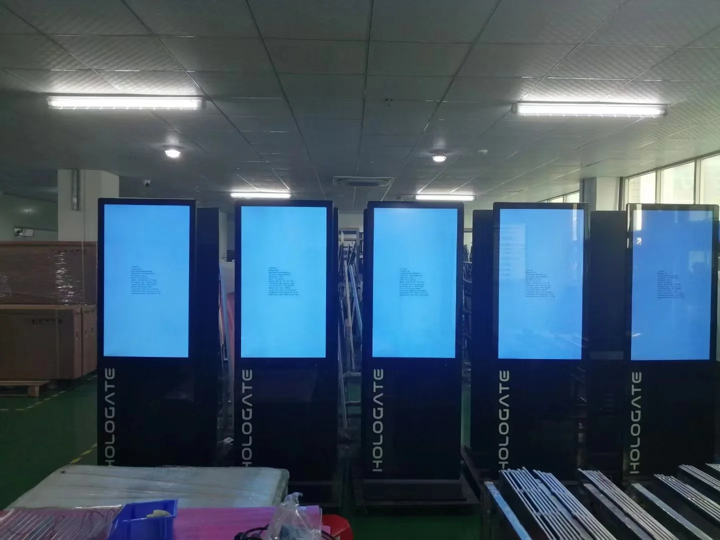 Network System Wifi  Floor Standing Digital Signage Screen Display Advertising Player Software Screen Digital Signage Display
