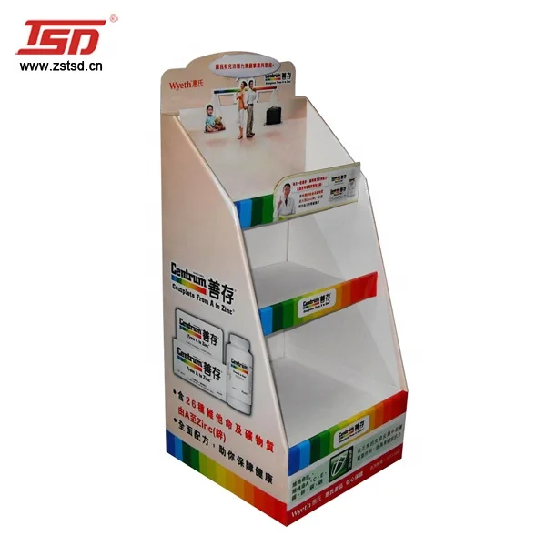 Custom Store 2 Tier Tabletop Acrylic Display for Medicine and Drugs,medicine Pharmacy Display  Shelf Rack