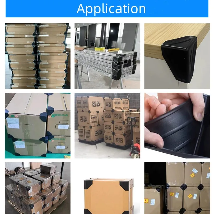 Three-Sided Plastic Edge Protector PP Material Carton Corner Guard and ...