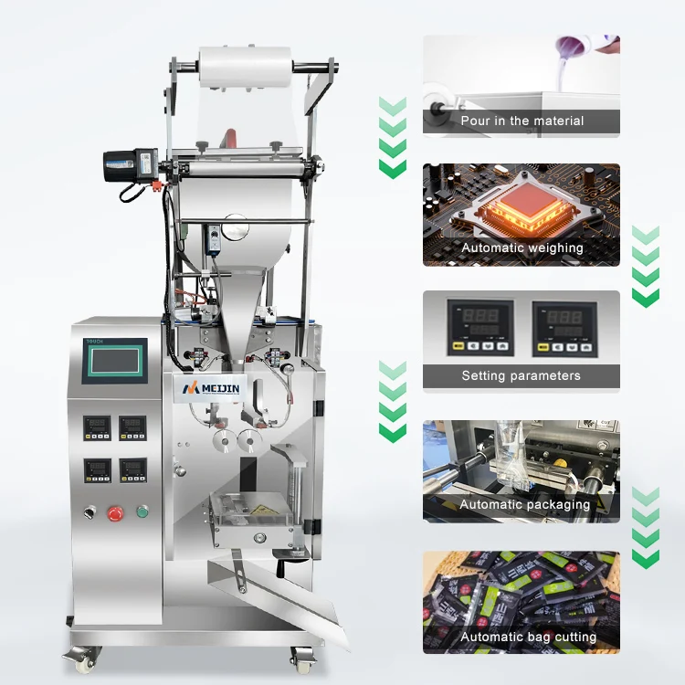 Stainless Steel Manual Sealing Machine Beans Packing Coffee Bean Packaging 2kg Ketchup Salt Automatic