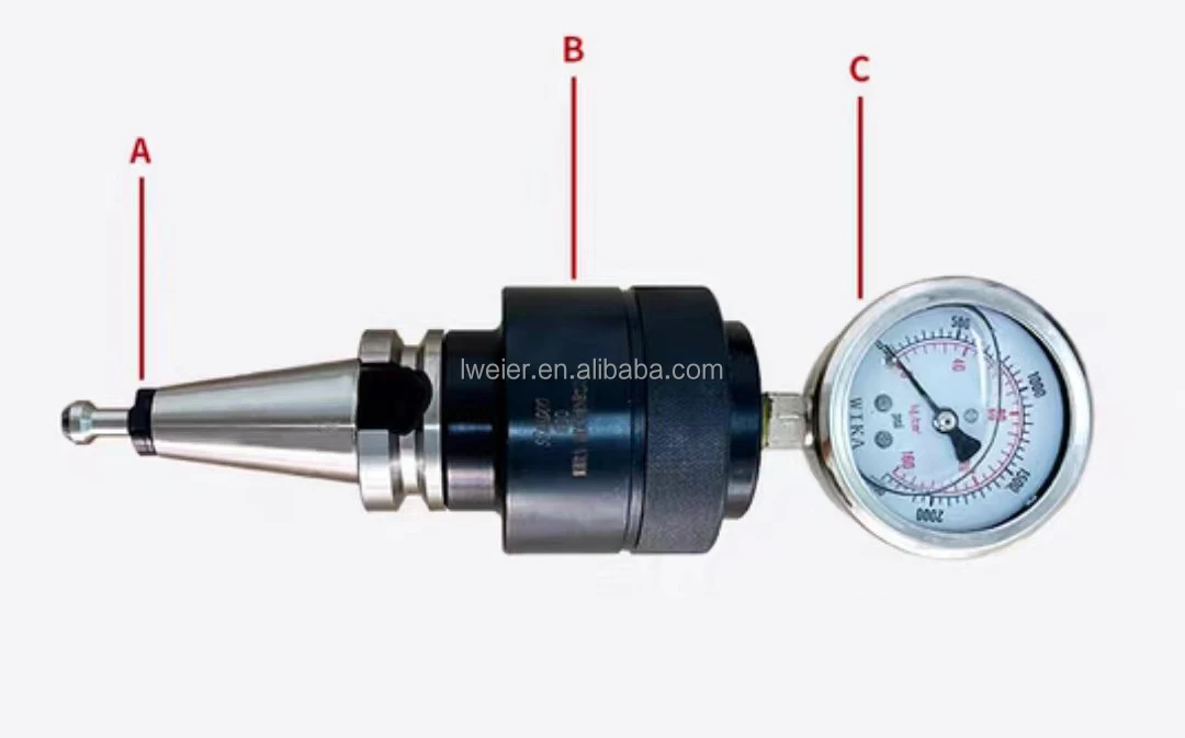 Universal Bt30 Bt40 Bt50 Drawbar Force Gauge Spindle Clamp Force Tester ...