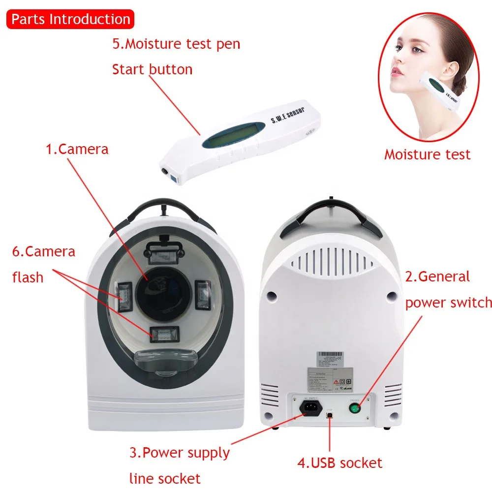 Facial Skin Analysis Machine Visia Skin Analysis Machine for Sale Skin Analyzer Machine