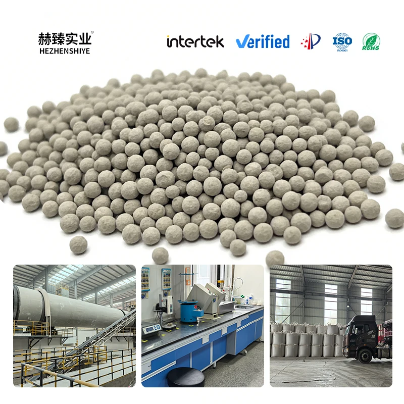 Sewage Treatment Filter Bed Filler Industrial Flue Gas Adsorption Medium Circulating Water Clarification Tower Zeolite Ball