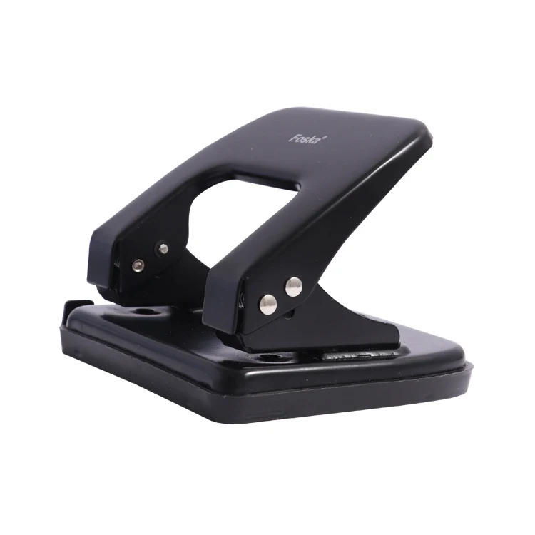 Foska красный синий черный цвет 20 листов Емкость 2 отверстия 6 мм круглое отверстие небольшой ручной Дырокол для офисных принадлежностей