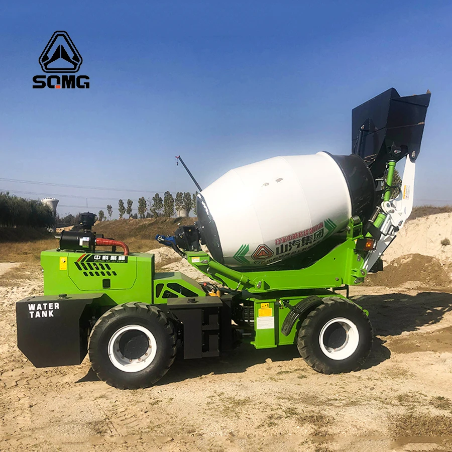 Concrete Self Loading Mixer Truck 2 Cubic Meter Small Mobile Concrete Truck Mixer