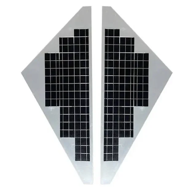 Custom Made High Efficiency Mini Size Flexible Solar Panels Triangle Square Epoxy PET ETFE Materials IP68 Waterproof for Street