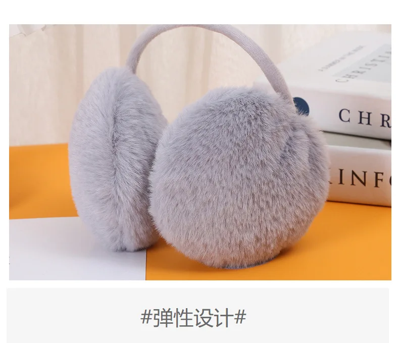 Wholesale Superior Quality Fancy Rex Rabbit Fur Earmuffs
