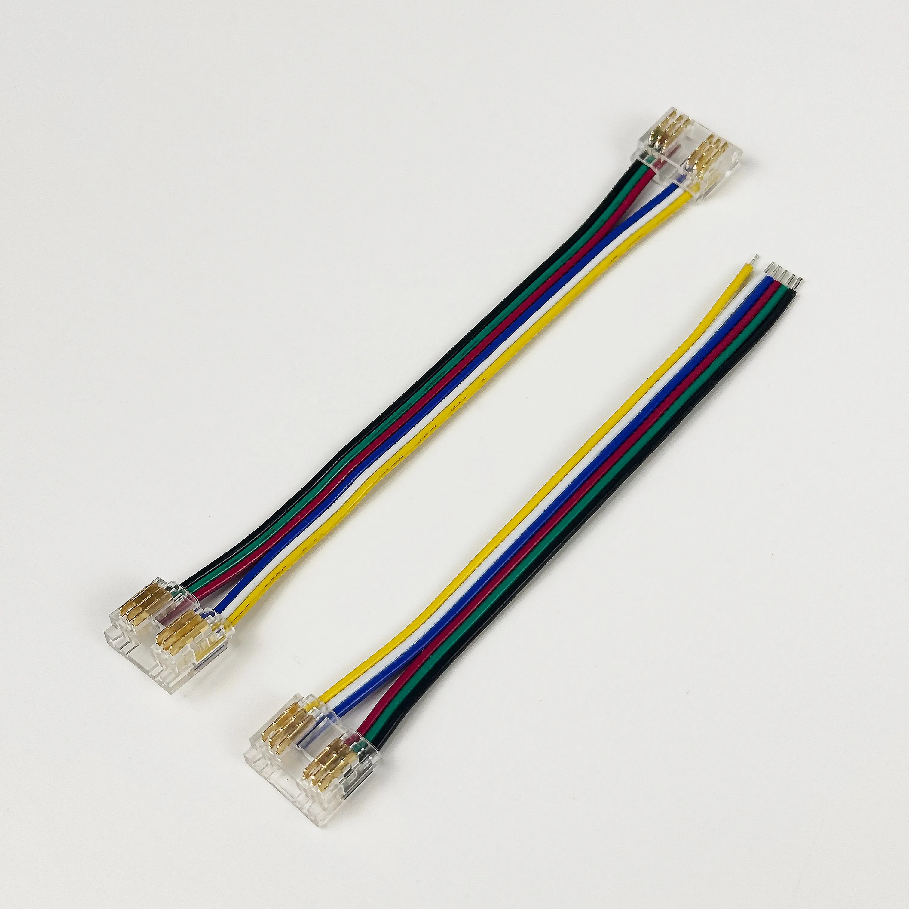High Quality Led Strip Connector 5Mm-12Mm 2Pin 3Pin 4Pin 5Pin 6Pin Free Soldering Connector for SMD 5050 Rgb Rgbw Led Strip