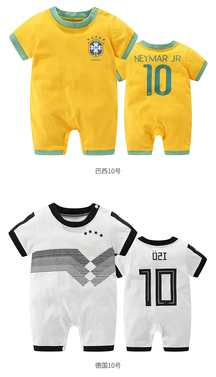 Summer Newborn Clothes 03 Months Sports Jumpsuit Thin Shortsleeved