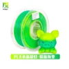 PLA Cristal Arcoíris Verde Fluorescente