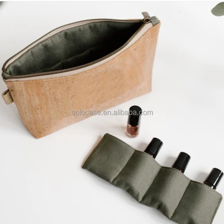 Travel Essential Oil Case Cork Oil Bag