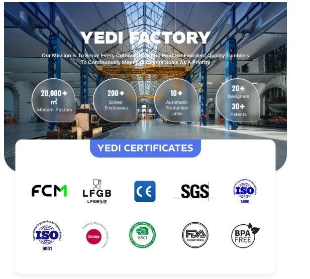 Custom in Bulk 10oz 20oz 30oz Double Wall Insulated Stainless Steel Coffee Wine Beer Tumbler Cup Travel Mug details