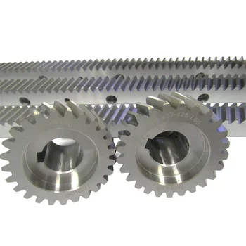 High Accuracy Din6 Modlue 1.5 2 3 4 Steel Spur Helical Teeth Gear Racks ...