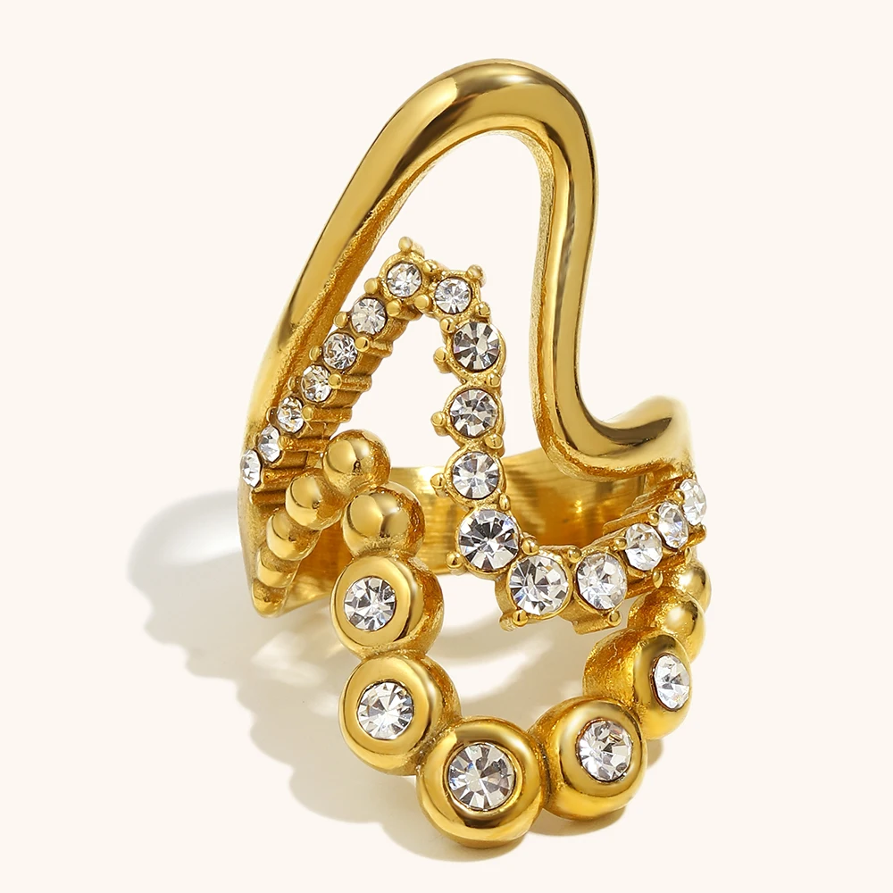 seashell  pearl gold plated ring bracelet-3