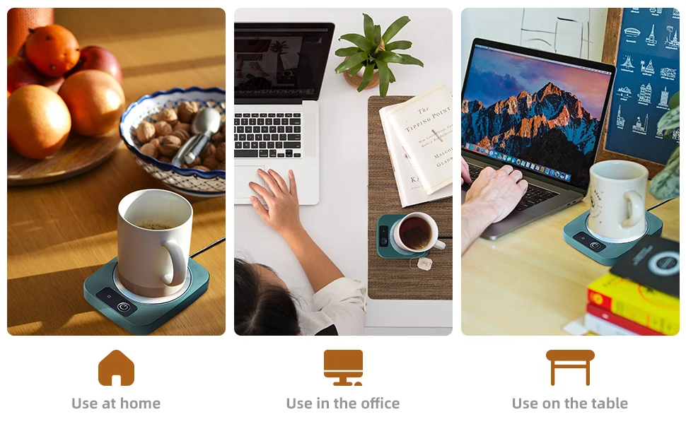 Electric Heating Coaster Warming 55 Degree Cup Coffee Food Dessert