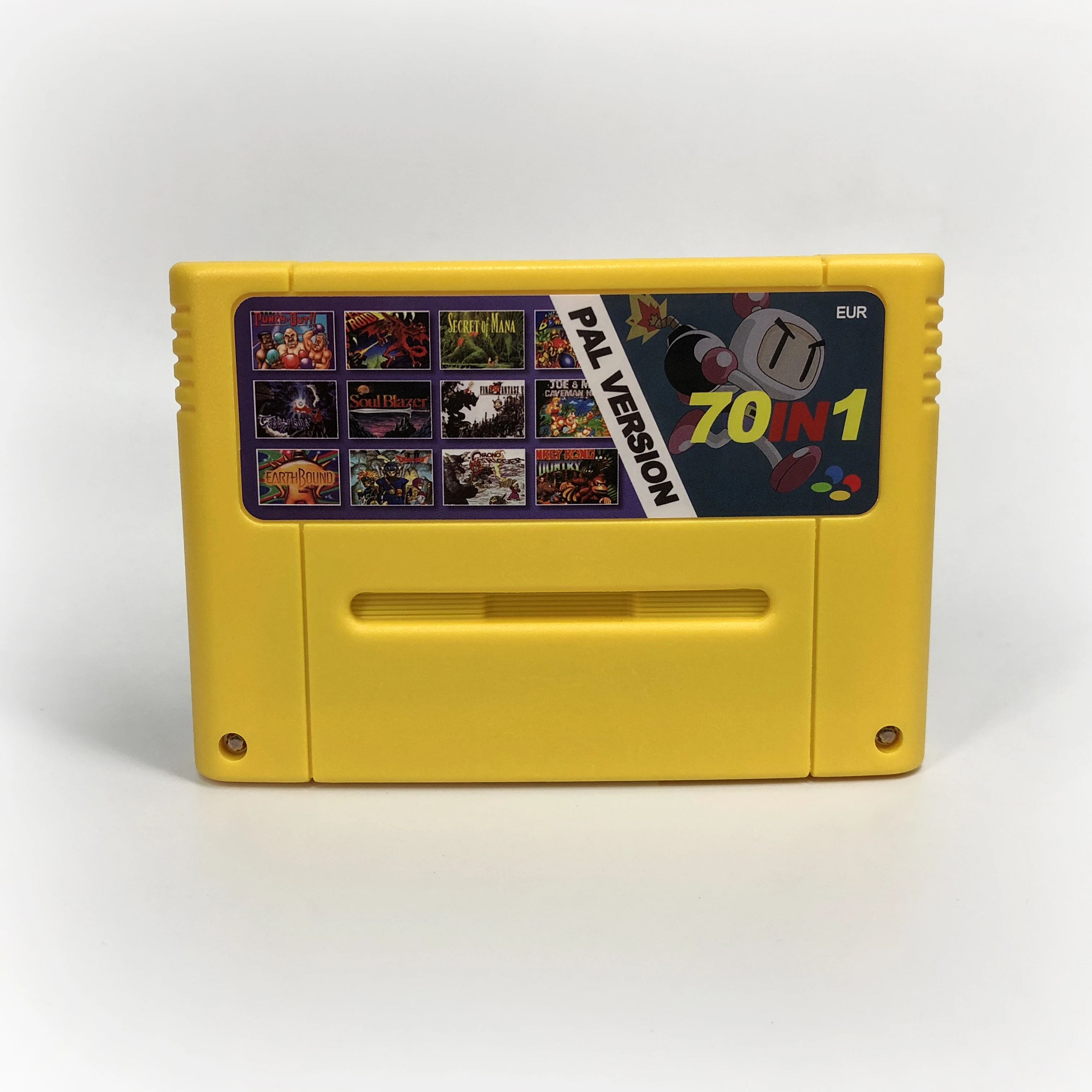 SNES 70 in Game Cartridge for Nintendo, PAL Version